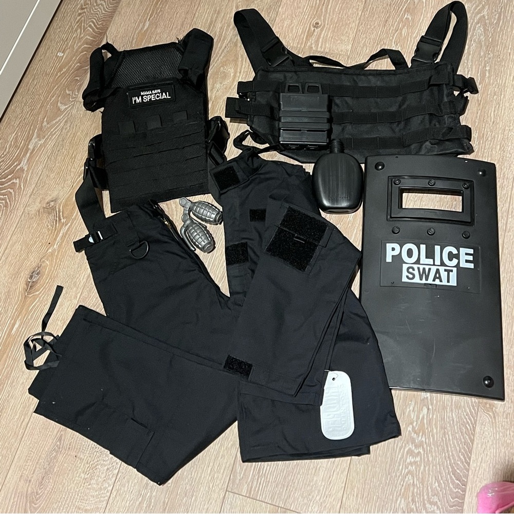 Kids’ Police Swat Halloween Costume!